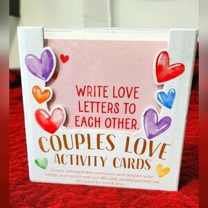 Romantic Love Letters Activity Cards - Red, Purple, Blue